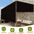 2Pcs 90% Blackout Cloth (Black) - 10 X 13Ft Uv-Resistant Shade Net with Reinforced Rivets, Suitable for Outdoor Adventures / Camping / Garden / Patio / Greenhouse.Mesh Shade Cloth，Easter Gifts