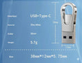 3-In-1 USB Flash Drive, Large Capacity, Dual Interface OTG Type-C, Suitable for Mobile Phones and Computers, Compatible with All Android/ Ios/Harmonyos, Suitable for Students and Office Use, G, Launched in 2026