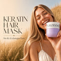 【Summer Kiss】Grodom Hair Mask with Keratin 300G 10.6OZ- Gentle Deep Conditioning Treatment for Hair & Scalp Care, Hair Mask Shampoo, Alcohol-Free Nourishing Moisturizing / Hydration-Based Hair Products Hair Mask Boost Summervibes