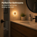 4-Pack LED Night Light with Dusk-To-Dawn Sensor, Plug-In Warm White Night Lights, Automatic On/Off Wall Night Lamps for Bedroom Bathroom Hallway, Soft Ambient Lighting for Home Safety