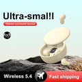 Mini Invisible Headphones Bluetooth 5.4 True Wireless In-Ear Earphones Sport Audio Earbud Audifonos Bluetooth Wireless Headphones Noise Cancelling Headphones Gamingheadset