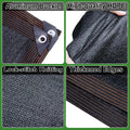 2Pcs 90% Blackout Cloth (Black) - 10 X 13Ft Uv-Resistant Shade Net with Reinforced Rivets, Suitable for Outdoor Adventures / Camping / Garden / Patio / Greenhouse.Mesh Shade Cloth，Easter Gifts