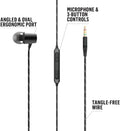 House of  Uplift 2: Wired Earphones with Microphone and Sustainable Materials (Black)