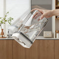 Airtight Insulated Food Storage Set Refrigerator Pantry Organizer Bins Stackable Fridge Organizer Bins with Lids Container Kitchen Set Storage Clear PET Material Odor-Resistant Space-Saving