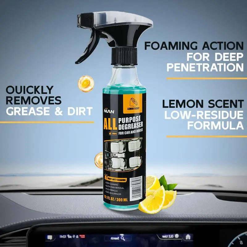 Nuan Heavy Duty Degreaser Upgraded Multipurpose Foam Cleaner, Easy to Use & High-Efficient, 2-In-1 Cleaning & Maintenance!Nuan Heavy Duty Degreaser