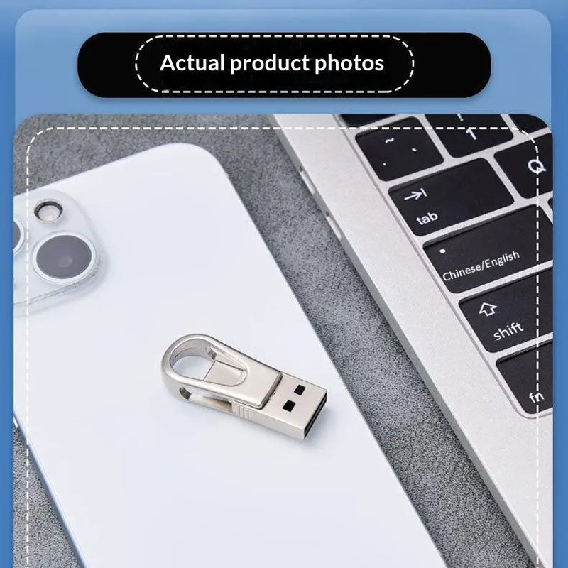 3-In-1 USB Flash Drive, Large Capacity, Dual Interface OTG Type-C, Suitable for Mobile Phones and Computers, Compatible with All Android/ Ios/Harmonyos, Suitable for Students and Office Use, G, Launched in 2026