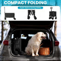 [Memorial Day]【Live】Wecharmer Collapsible Wagon with Tailgate, Wagons Carts Foldable with 350Lbs Capacity, Lightweight Portable Utility Folding Wagon Cart for Shopping Camping Sports Garden