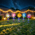 Waterproof LED Solar Wind Spinner - Light up Your Garden with Every Breeze Decor Yard