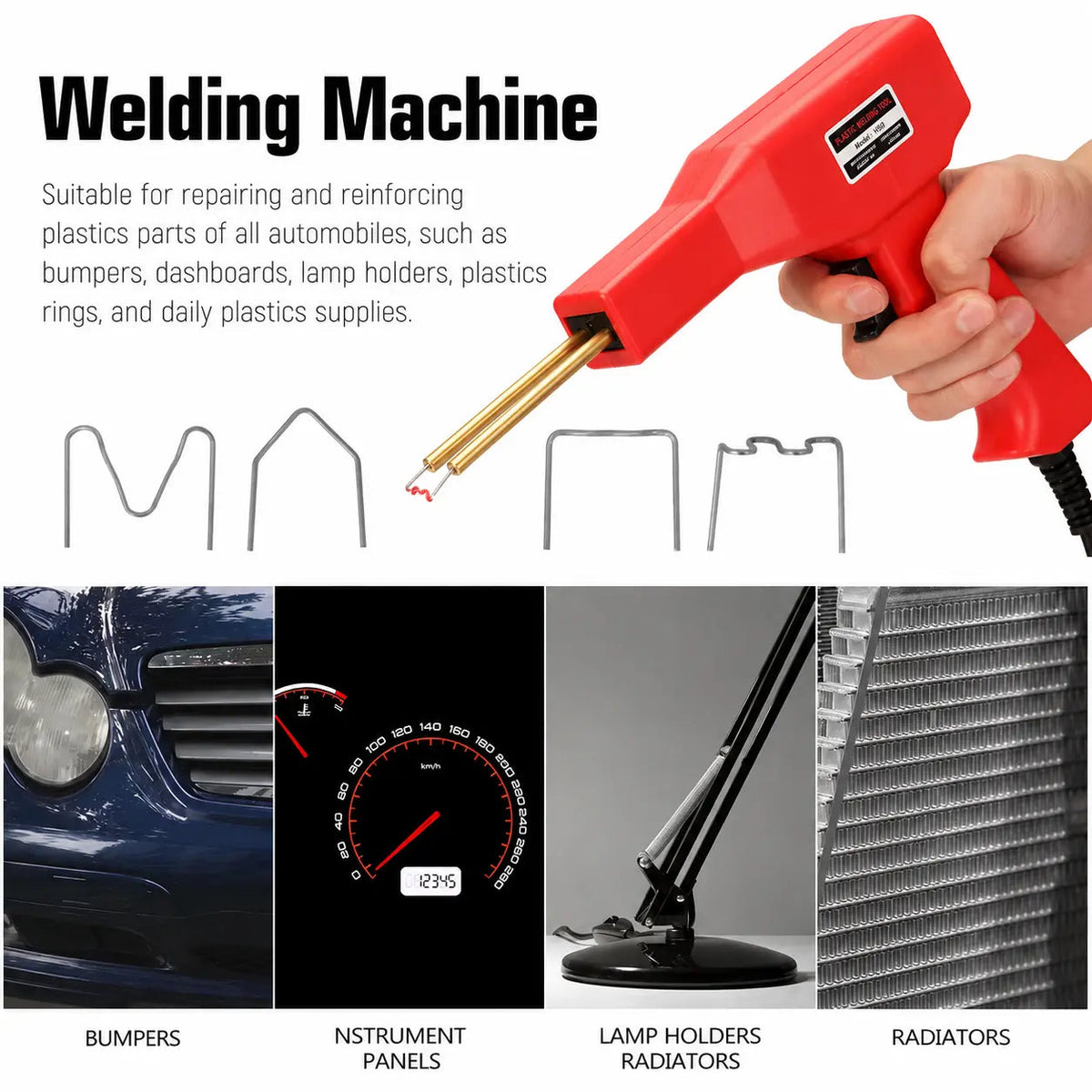 【Fathersdaygift】Car Plastic Welding Repair Tool, Handheldplastic Welder for Bumper and Dashboardfixes, Car Body Repair Tool, Portable Welder Machine