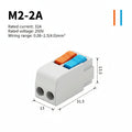 10/30/50 PCS Mini Fast Wiring Cable Connectors Universal Compact Splitter Electrical Conductors Push-In Home Terminal Block
