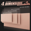 Large Office Leather Desk Mat, Mouse and Keyboard Pad, Computer and Laptop Mat, Desktop Protector and Cover, Writing Pad and Blotter (31.5