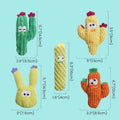Pawsible 5 Pack Cactus Cat Toy Set, 100% Premium Cat Herb Filling, Natural Stimulation for Cats, Durable for Teething, Perfect Kitten Toy