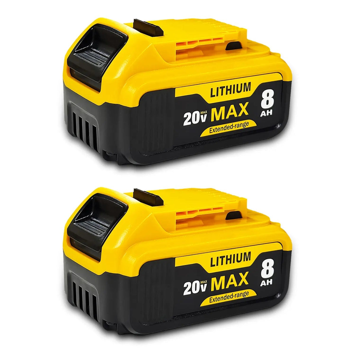 20V Max 8.0Ah Lithium Replacement Battery for Dewalt Cordless Power Tools - Compatible with Dewalt DCB208, DCB200, DCB206, DCB205, DCB204 Models