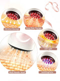 Handheld Full Body Massager with 35-Speed 4-In-1 Soothingpulse Technology, Vibration, Heat, and Light for Full Body Care on Neck,Back,Arms,Waist,Belly&Belly& Legs, Gift for Parents,Girlfriend