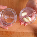 Manual Garlic Twister & Masher, Multi-Functional Mincer & Grinder for Garlic, Onion, Ginger, Herbs, Nuts, Impact Resistant Kitchen Gadget & Home Accessory