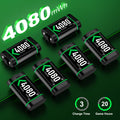 Xbox Controller Battery Pack for Xbox One/Xbox Series X|S, 6PCS 4080Mah Xbox Rechargeable Battery Packs & Xbox Charger Station for Xbox One/One S/One X/One Elite