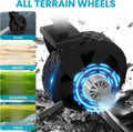 [Memorial Day]【Live】Wecharmer Collapsible Wagon with Tailgate, Wagons Carts Foldable with 350Lbs Capacity, Lightweight Portable Utility Folding Wagon Cart for Shopping Camping Sports Garden