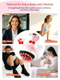 Handheld Full Body Massager with 35-Speed 4-In-1 Soothingpulse Technology, Vibration, Heat, and Light for Full Body Care on Neck,Back,Arms,Waist,Belly&Belly& Legs, Gift for Parents,Girlfriend