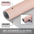 Large Office Leather Desk Mat, Mouse and Keyboard Pad, Computer and Laptop Mat, Desktop Protector and Cover, Writing Pad and Blotter (31.5