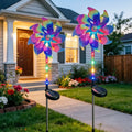 Waterproof LED Solar Wind Spinner - Light up Your Garden with Every Breeze Decor Yard
