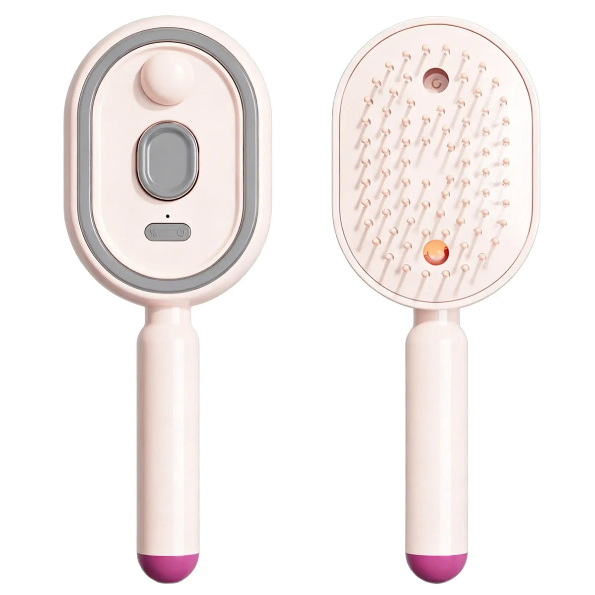 Cloudmades Electric Spray Air Cushion Massage Comb | Self-Cleaning Anti-Tangle | Essential Oil Mist Hair Care Comb | Anti-Static Volumizing Aromatherapy Comb