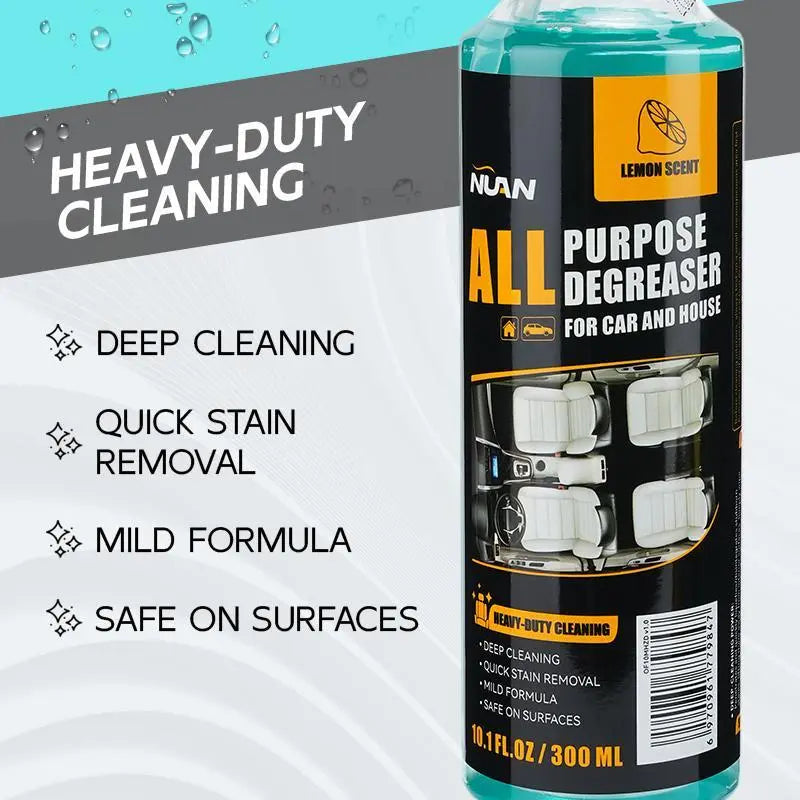 Nuan Heavy Duty Degreaser Upgraded Multipurpose Foam Cleaner, Easy to Use & High-Efficient, 2-In-1 Cleaning & Maintenance!Nuan Heavy Duty Degreaser