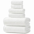 REDKISS Black Towel Set: a 6-Piece Set of Premium, Soft Bath Towels. This Ultra-Absorbent, Luxurious 6-Piece Set Includes 2 Bath Towels, 2 Hand Towels, and 2 Face Towels, Perfect for Everyday Use in Bathrooms, Gyms, Hotels, and Spas.