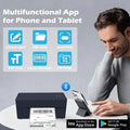 Wireless Bluetooth Thermal Shipping Label Printer 4X6 Support Android Mac Iphone Windows - Shipping Label Printer