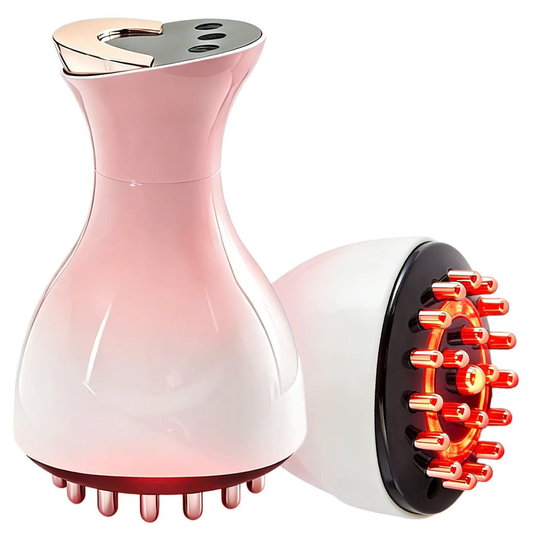 Handheld Full Body Massager with 35-Speed 4-In-1 Soothingpulse Technology, Vibration, Heat, and Light for Full Body Care on Neck,Back,Arms,Waist,Belly&Belly& Legs, Gift for Parents,Girlfriend