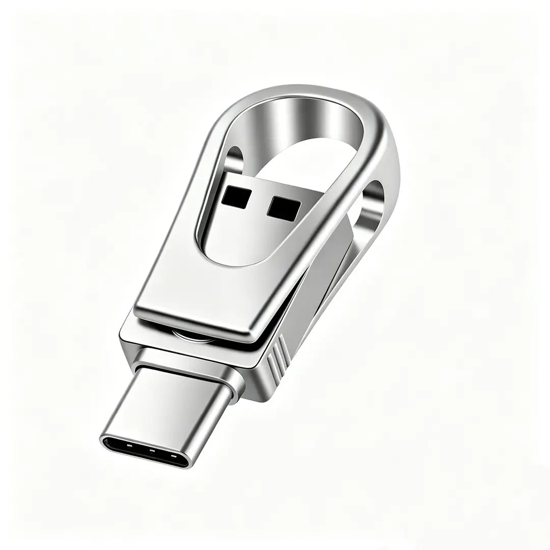 3-In-1 USB Flash Drive, Large Capacity, Dual Interface OTG Type-C, Suitable for Mobile Phones and Computers, Compatible with All Android/ Ios/Harmonyos, Suitable for Students and Office Use, G, Launched in 2026