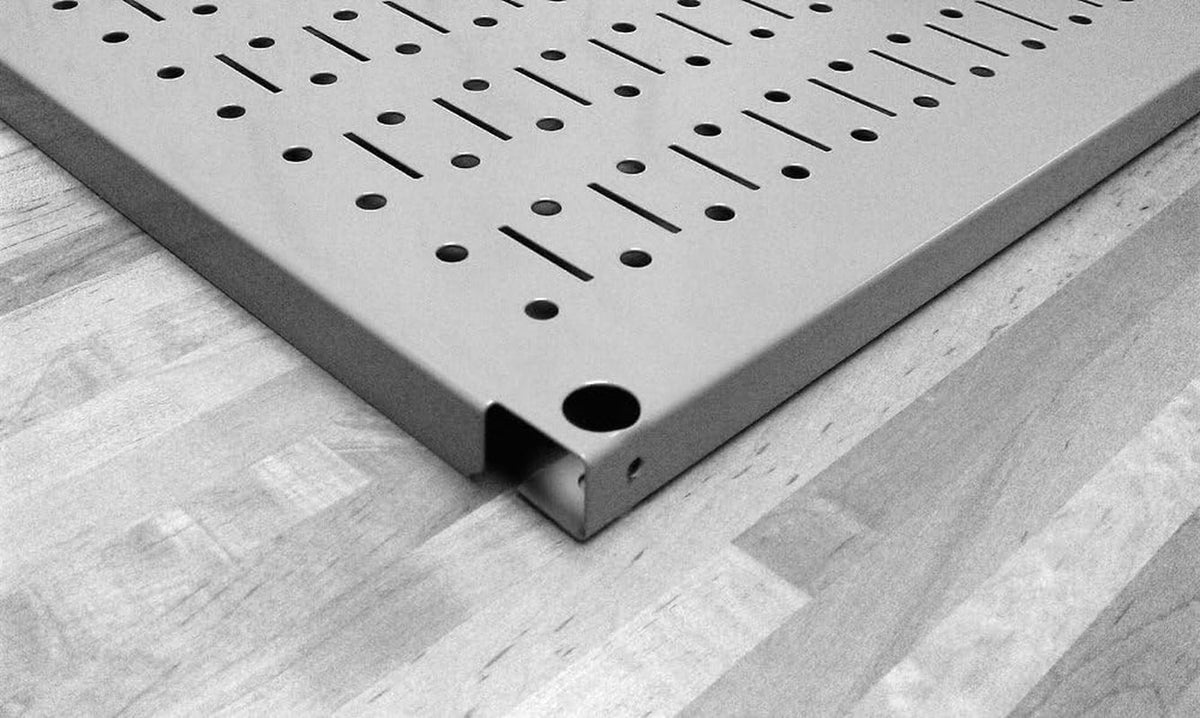 Pegboard Value Pack - (3) Pack of  16-Inch Tall X 32-Inch Wide Horizontal Metal Wallboards for Home & Garage Tool Storage Organization (Beige Pegboard)