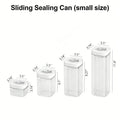 Airtight Insulated Food Storage Set Refrigerator Pantry Organizer Bins Stackable Fridge Organizer Bins with Lids Container Kitchen Set Storage Clear PET Material Odor-Resistant Space-Saving