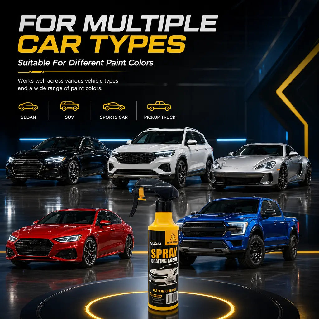 NUAN Nano Car Coating Spray-Revolutionary Spray Coating, Extreme Protection & Dazzling Shine! LP518