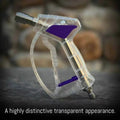 High-Pressure Washer Transparent Purple Spray Gun with Self-Locking Head and 3/8