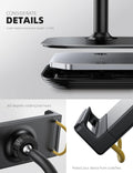 Tablet Stand Holder, Gooseneck Tablet Mount - 2.5Lb Heavy Duty Base Adjustable Desktop Stand with 360 Degree Rotating for 4.7-13