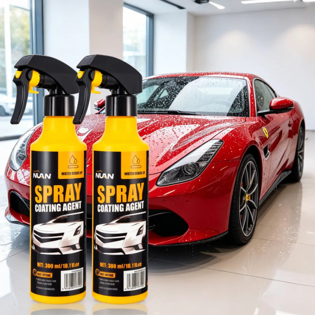 NUAN Nano Car Coating Spray-Revolutionary Spray Coating, Extreme Protection & Dazzling Shine! LP518
