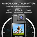 4K Wifi Mini Camera Ultra HD Portable Digital Video Recorder with Infrared Night Vision for Police Bodycam Sports DV and Riding