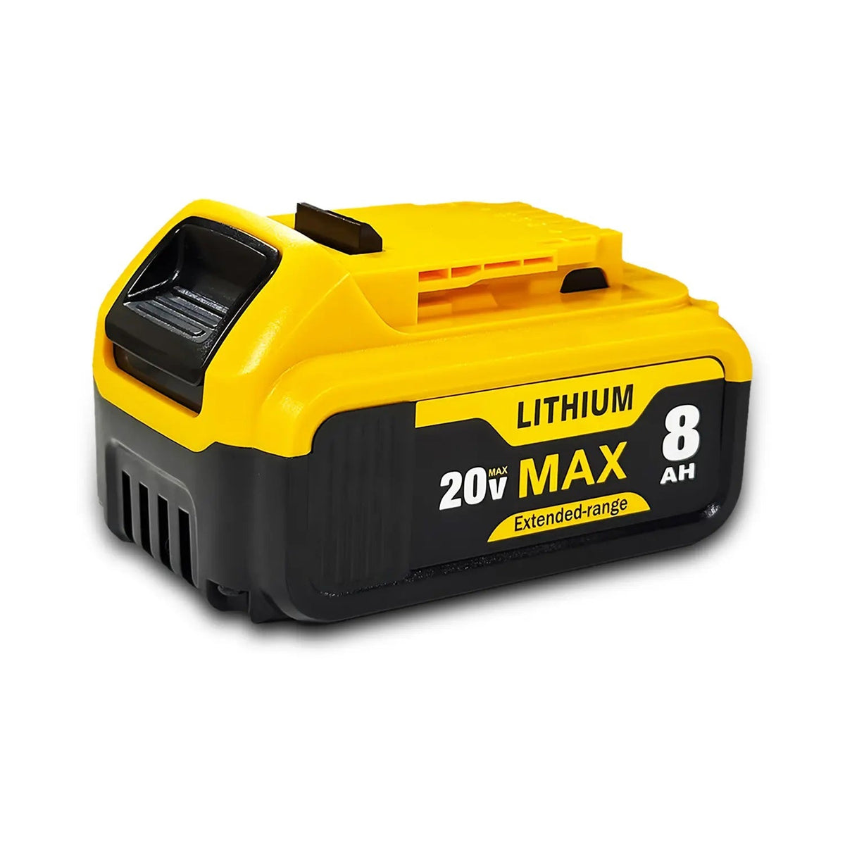 20V Max 8.0Ah Lithium Replacement Battery for Dewalt Cordless Power Tools - Compatible with Dewalt DCB208, DCB200, DCB206, DCB205, DCB204 Models