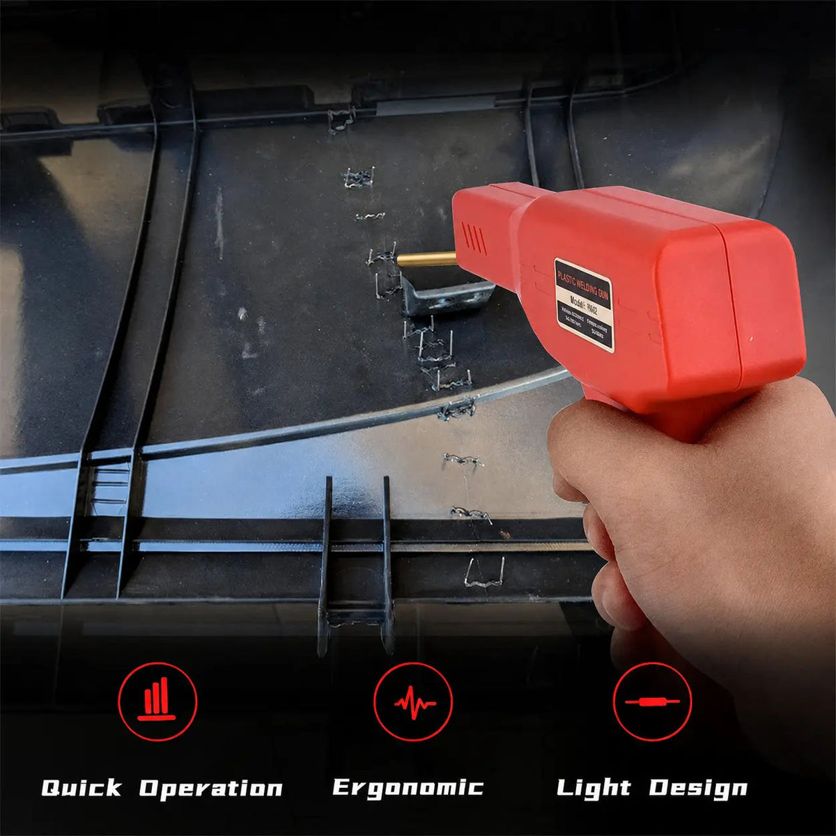 【Fathersdaygift】Car Plastic Welding Repair Tool, Handheldplastic Welder for Bumper and Dashboardfixes, Car Body Repair Tool, Portable Welder Machine