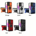 Rotating Ring Phone Case, Compatible with Samsung 25/24/23/22/21 Ultra, High-End Design, Practical Stand Case, TPU+PC Armor Shell, with Camera Protector, Unisex, Military-Grade Protective Case