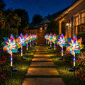 Waterproof LED Solar Wind Spinner - Light up Your Garden with Every Breeze Decor Yard